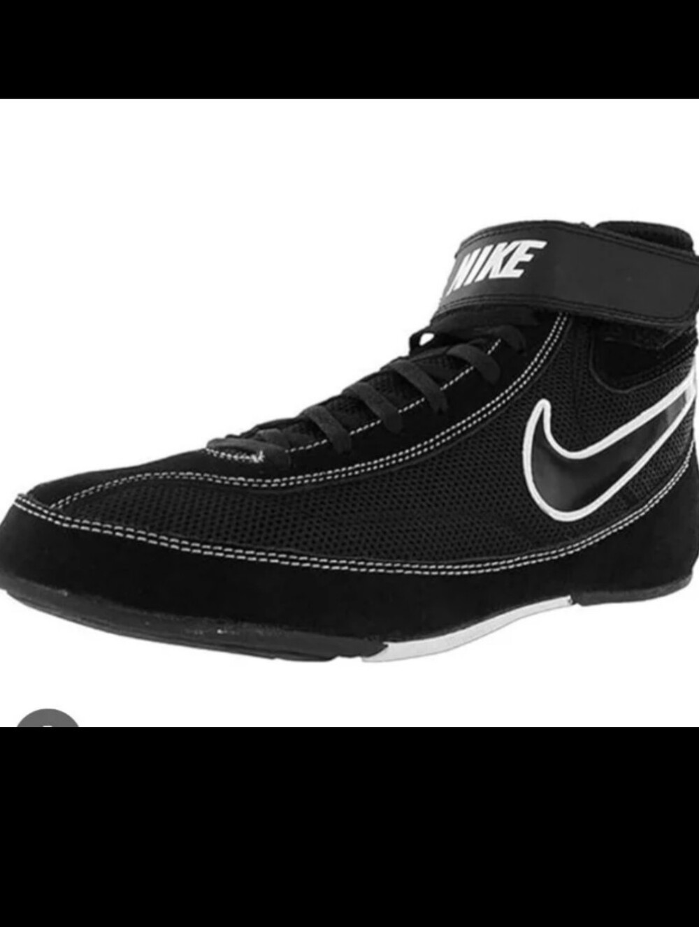 Nike Speedsweep 7 Wrestling Youth Boys Girls Shoes Mint Condition Black Sz 4.5
